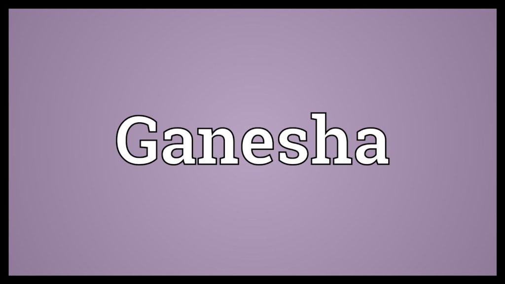 Ganesha Which Means - SimplyHindu