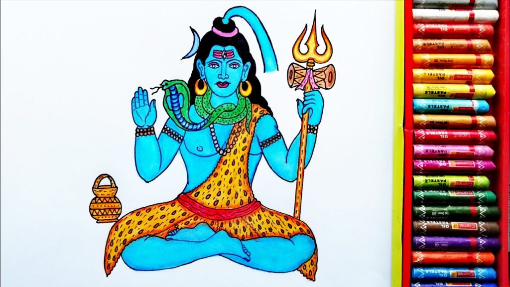 Easy Methods To Draw Lord Shiva Step By Step | Drawing Of Lord Shiv Ji ...