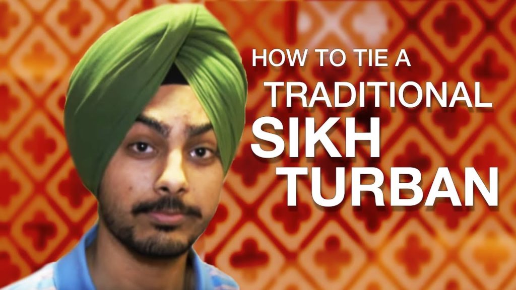 The Right Way To Tie A Conventional Sikh Turban - SimplyHindu